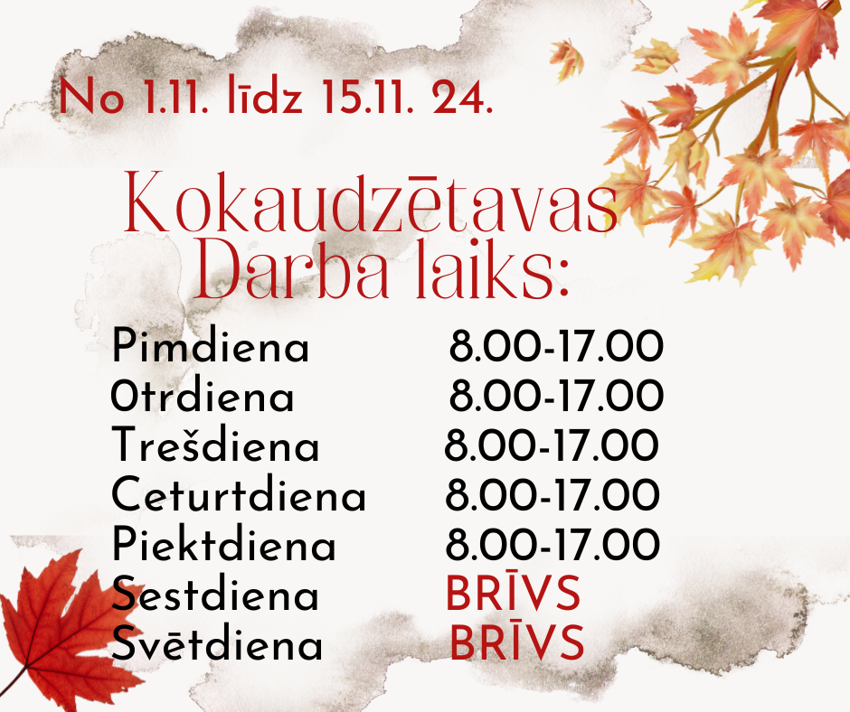 Izmaiņas darba laikā.